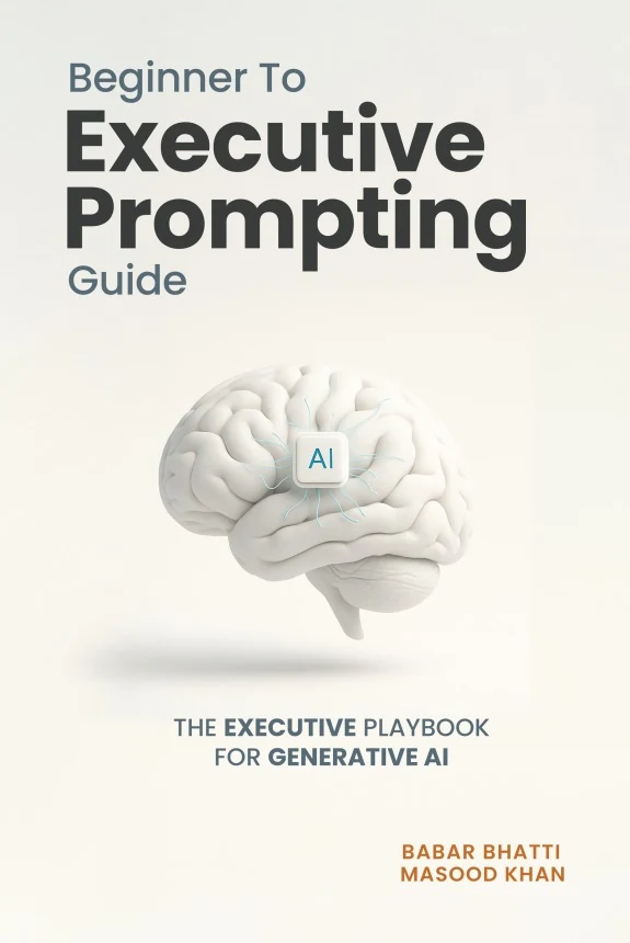 Beginner to Executive Prompting Guide, book cover